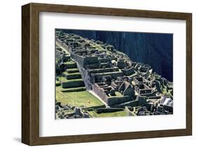 Ruins of Inca City in Morning Light, Machu Picchu, Urubamba Province, Peru-Walter Rawlings-Framed Photographic Print