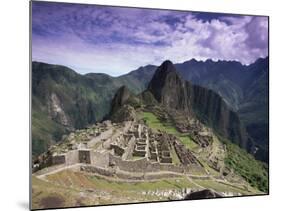 Ruins of Inca City in Morning Light, Urubamba Province, Peru-Gavin Hellier-Mounted Photographic Print