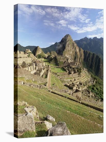 Ruins of Inca City, Machu Picchu, Unesco World Heritage Site, Urubamba Province, Peru-Gavin Hellier-Stretched Canvas