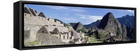 Ruins of Inca City, Machu Picchu, Unesco World Heritage Site, Urubamba Province, Peru-Gavin Hellier-Framed Stretched Canvas