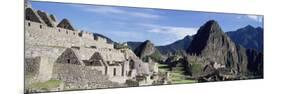 Ruins of Inca City, Machu Picchu, Unesco World Heritage Site, Urubamba Province, Peru-Gavin Hellier-Mounted Photographic Print