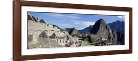 Ruins of Inca City, Machu Picchu, Unesco World Heritage Site, Urubamba Province, Peru-Gavin Hellier-Framed Photographic Print