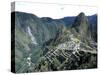 Ruins of Inca Town Site, Seen from South, with Rio Urabamba Below, Unesco World Heritage Site-Tony Waltham-Stretched Canvas