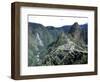 Ruins of Inca Town Site, Seen from South, with Rio Urabamba Below, Unesco World Heritage Site-Tony Waltham-Framed Photographic Print