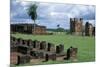 Ruins of Jesuit Missions of Most Holy Trinity of Parana and Jesus of Tavarangue-null-Mounted Giclee Print