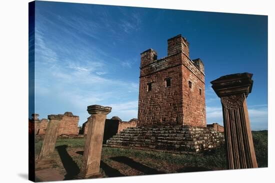 Ruins of Jesuit Missions of Most Holy Trinity of Parana and Jesus of Tavarangue-null-Stretched Canvas