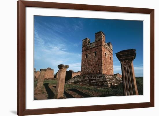 Ruins of Jesuit Missions of Most Holy Trinity of Parana and Jesus of Tavarangue-null-Framed Giclee Print