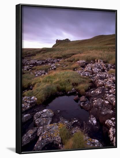 Ruins of Macdonalds' Duntulm Castle, Trotternish, Isle of Skye, Highland Region, Scotland, UK-Patrick Dieudonne-Framed Photographic Print