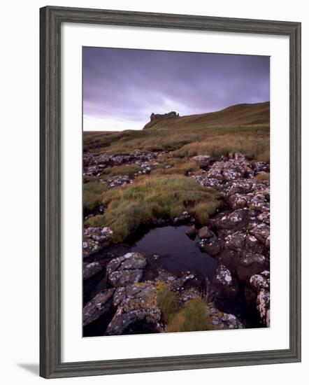 Ruins of Macdonalds' Duntulm Castle, Trotternish, Isle of Skye, Highland Region, Scotland, UK-Patrick Dieudonne-Framed Photographic Print