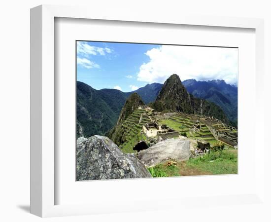 Ruins of Machu Picchu, Peru-Bill Bachmann-Framed Photographic Print