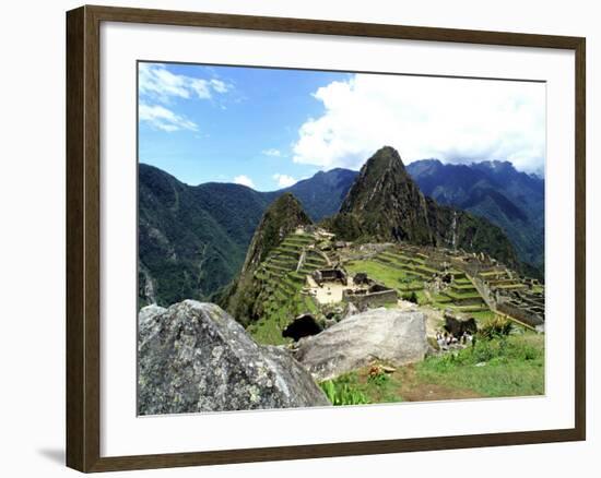 Ruins of Machu Picchu, Peru-Bill Bachmann-Framed Photographic Print