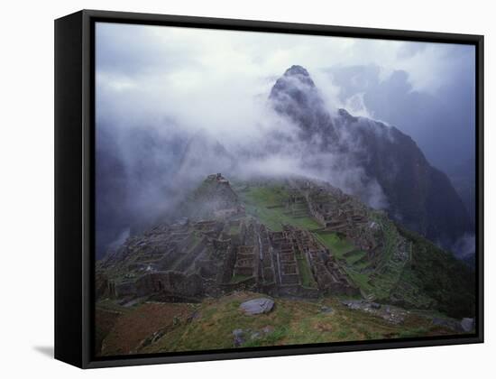 Ruins of Machu Picchu-Jim Zuckerman-Framed Stretched Canvas
