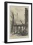 Ruins of Mr Rimmel's Factory, Beaufort-Buildings, Strand-null-Framed Giclee Print