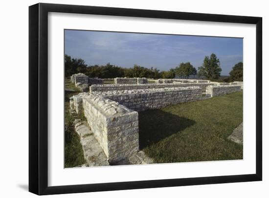 Ruins of Nesactium, Near Pula, Croatia, Istrian-Roman Civilization-null-Framed Giclee Print