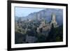 Ruins of Oberburg and Niederburg Castles, Manderscheid, Eifel, Rhineland-Palatinate, Germany, Europ-Hans-Peter Merten-Framed Photographic Print