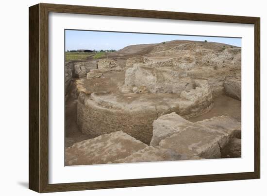 Ruins of Otrar (Utrar or Farab) Central Asian Ghost Town South Kazakhstan Province Kazakhstan.-Dmitry Chulov-Framed Photographic Print