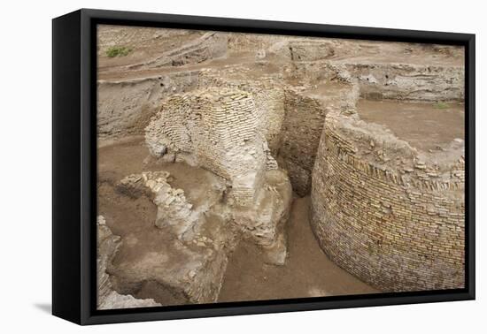 Ruins of Otrar (Utrar or Farab), Kazakhstan.-Dmitry Chulov-Framed Stretched Canvas