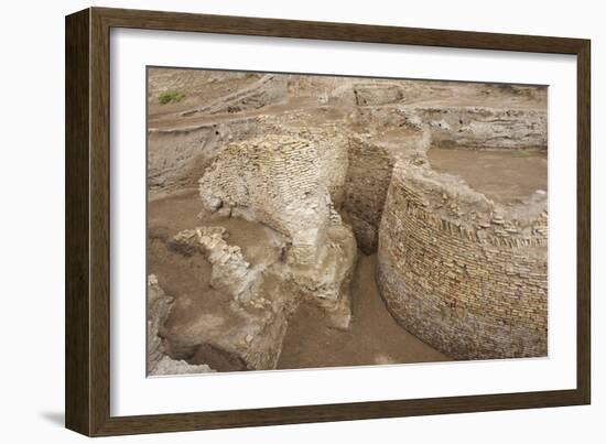 Ruins of Otrar (Utrar or Farab), Kazakhstan.-Dmitry Chulov-Framed Photographic Print