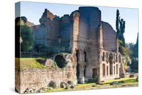 Ruins of Palace, Hadrian's Villa, UNESCO World Heritage Site, Tivoli, Province of Rome-Nico Tondini-Stretched Canvas