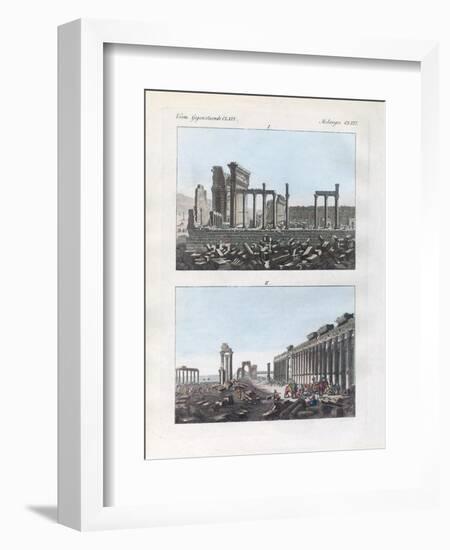 Ruins of Palmyra-null-Framed Giclee Print