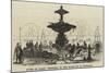 Ruins of Paris, Fountain in the Place De La Concorde-null-Mounted Giclee Print