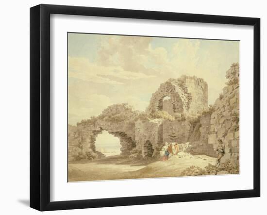 Ruins of Pevensey Castle-Michael Rooker-Framed Giclee Print