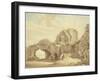 Ruins of Pevensey Castle-Michael Rooker-Framed Giclee Print