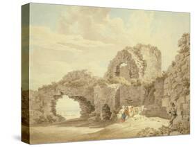 Ruins of Pevensey Castle-Michael Rooker-Stretched Canvas