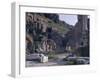 Ruins of Pompeii, Destroyed in Volcanic Eruption of Ad 79, Pompeii, Campania, Italy-Walter Rawlings-Framed Photographic Print