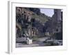 Ruins of Pompeii, Destroyed in Volcanic Eruption of Ad 79, Pompeii, Campania, Italy-Walter Rawlings-Framed Photographic Print