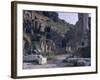 Ruins of Pompeii, Destroyed in Volcanic Eruption of Ad 79, Pompeii, Campania, Italy-Walter Rawlings-Framed Photographic Print