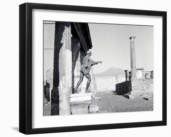 Ruins of Pompeii, Southern Italy, Covered by Ash after Mount Vesuvius Erupted in AD79, Dec 1957-null-Framed Premium Photographic Print