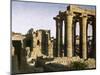 Ruins of portico at the Temple of Luxor, Egypt-English Photographer-Mounted Giclee Print