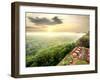 Ruins of Prison on Sigiriya in Sri Lanka-Givaga-Framed Photographic Print