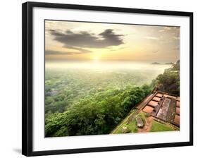Ruins of Prison on Sigiriya in Sri Lanka-Givaga-Framed Photographic Print