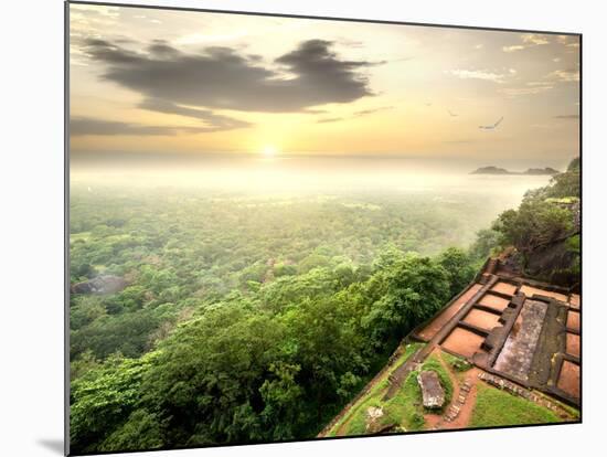 Ruins of Prison on Sigiriya in Sri Lanka-Givaga-Mounted Photographic Print