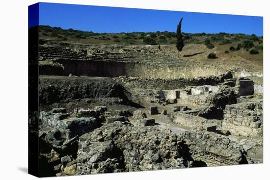 Ruins of Roman Amphitheatre of Ancient City of Lixus, Morocco-null-Stretched Canvas