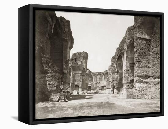 Ruins of Roman Bath Houses-null-Framed Stretched Canvas