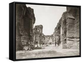 Ruins of Roman Bath Houses-null-Framed Stretched Canvas