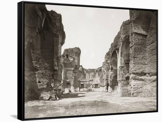 Ruins of Roman Bath Houses-null-Framed Stretched Canvas