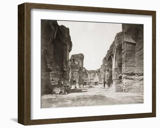 Ruins of Roman Bath Houses-null-Framed Photographic Print