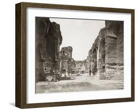 Ruins of Roman Bath Houses-null-Framed Photographic Print