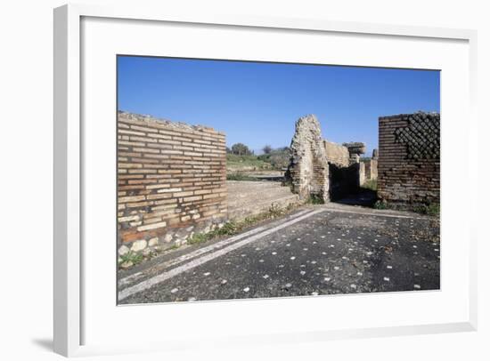 Ruins of Roman Baths, Ferento, Lazio, Italy-null-Framed Giclee Print