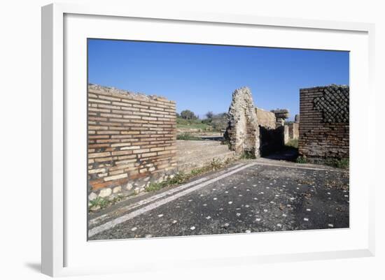Ruins of Roman Baths, Ferento, Lazio, Italy-null-Framed Giclee Print