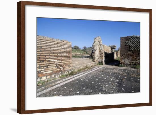 Ruins of Roman Baths, Ferento, Lazio, Italy-null-Framed Giclee Print