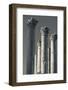 Ruins of Roman-era columns, Jerash, Jordan-null-Framed Photographic Print