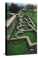 Ruins of Roman Houses, Ancient Roman City of Saepinum, Sepino, Molise, Italy-null-Stretched Canvas