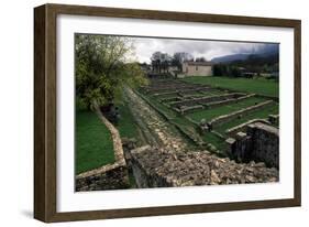 Ruins of Roman Houses, Ancient Roman City of Saepinum, Sepino, Molise, Italy-null-Framed Giclee Print