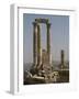 Ruins of Roman Temple of Hercules, Amman, Jordan, 162-66-null-Framed Photo
