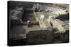 Ruins of Roman Theatre of Albintimilium, Ventimiglia, Liguria, Italy Ad-null-Stretched Canvas